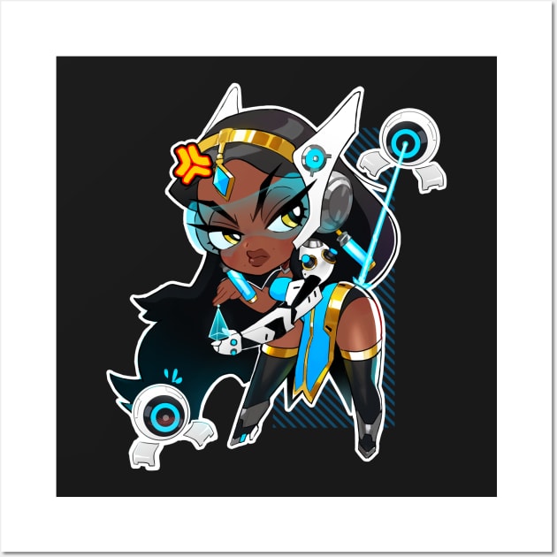 Chibi Symmetra Wall Art by REDZtheARTIST